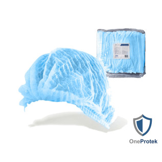 Charlotte à Cheveux Jetable OneProtek Bleu - Taille Unique