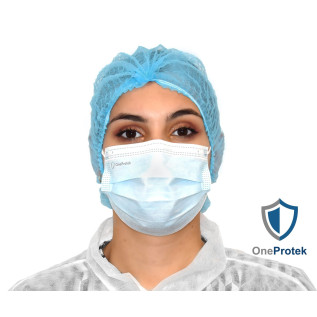Charlotte à Cheveux Jetable OneProtek Bleu - Taille Unique