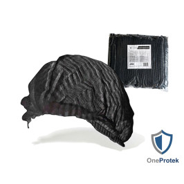 Charlotte à Cheveux Jetable OneProtek Noir - Taille Unique