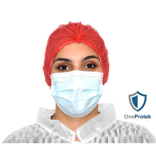 Charlotte à Cheveux Jetable OneProtek Rouge - Taille Unique