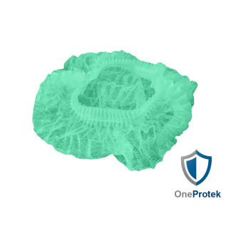 Charlotte à Cheveux Jetable OneProtek Vert - Taille Unique