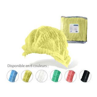 Charlotte à Cheveux Jetable OneProtek Jaune - Taille Unique