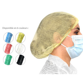 Charlotte à Cheveux Jetable OneProtek Jaune - Taille Unique