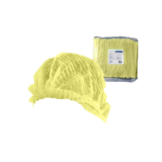 Charlotte à Cheveux Jetable OneProtek Jaune - Taille Unique