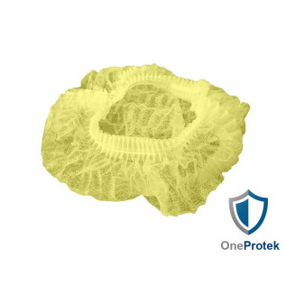 Charlotte à Cheveux Jetable OneProtek Jaune - Taille Unique