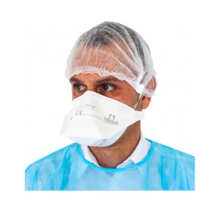 Masque FFP2 Bec de canard – Blanc –  PRISM ACTIVPROD66 – Fabriqué en France