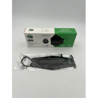 Masques FFP2 KF 94 - noir adulte - planete masques - norme EN149:2001+A1:2009