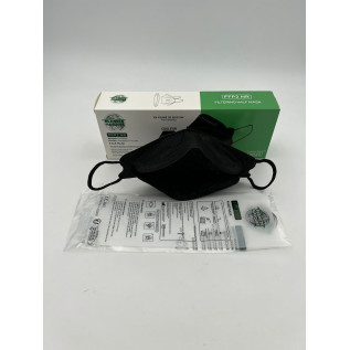 Masques FFP2 KF 94 - noir adulte - planete masques - norme EN149:2001+A1:2009