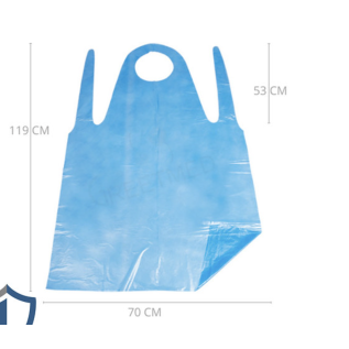 Sachet de 100 tabliers de protection imperméables