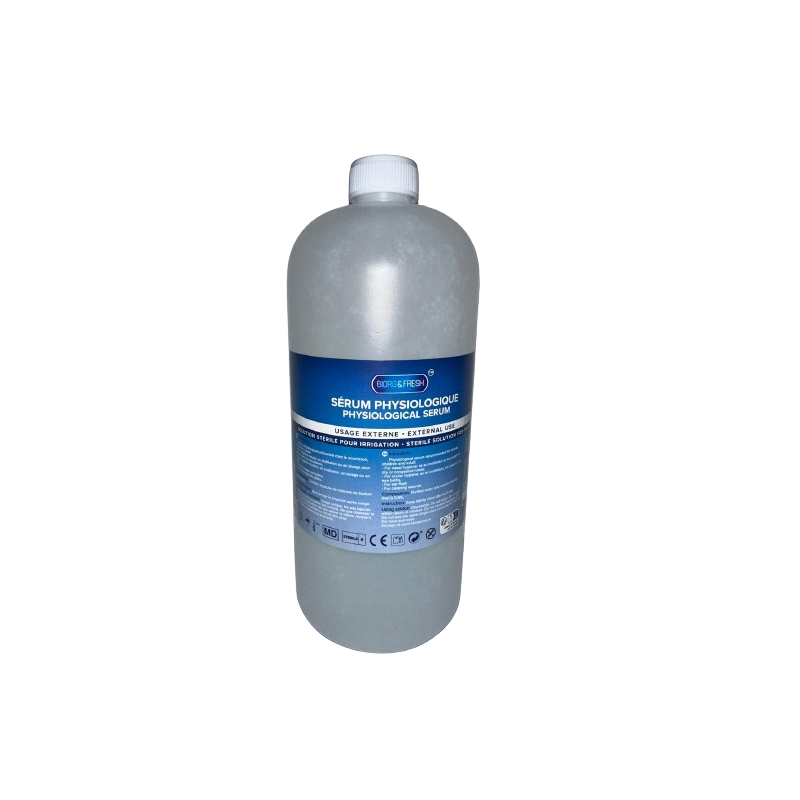 Serum physiologique 1 litre - NACL 0,9% - BIORG & FRESH Serum physiologique 1 litre - NACL 0,9% - BIORG & FRESH