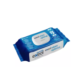 Exeol Wipes Optimal Sachet de 100 - Lingettes Détergentes Désinfectantes planetemasques.fr