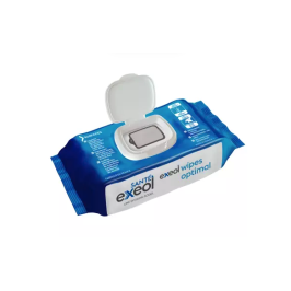 Exeol Wipes Optimal Sachet de 100 - Lingettes Détergentes Désinfectantes