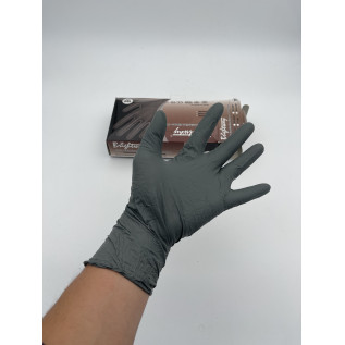 Gant Nitrile non poudré  Taille S - Gris  - Brightway